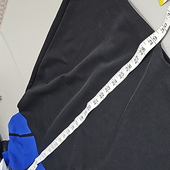 Worthington Color Block knee-Length Black and Blue Size 4 - Picture 10 of 10